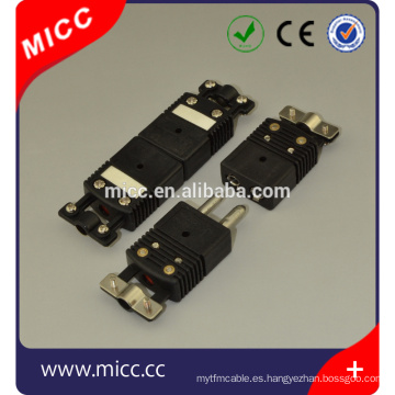 Conector de termopar tipo Omega MICC tipo J con abrazadera